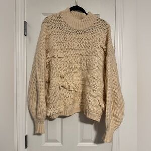 Universal Thread Cozy Cream Knit Sweater